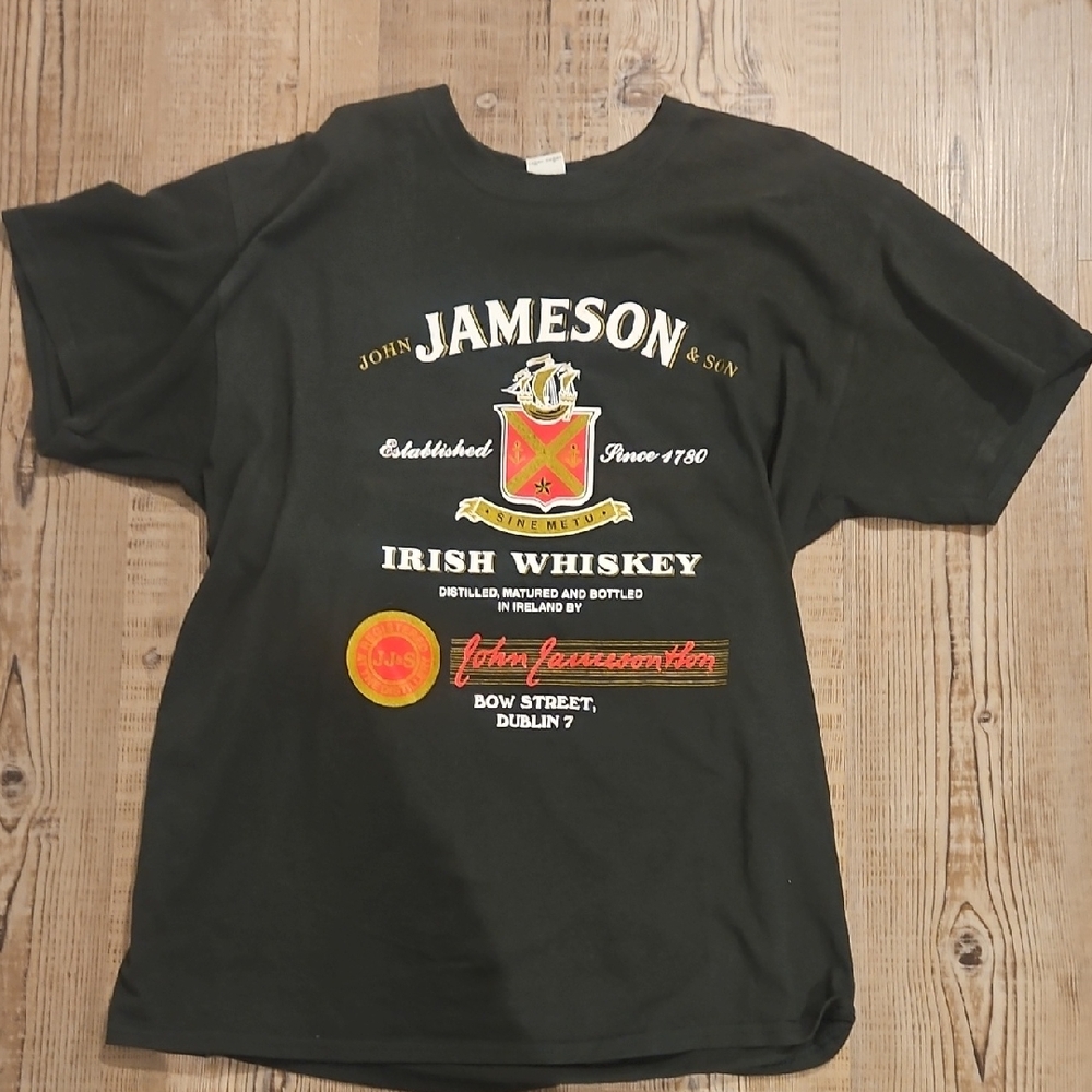 Gildan Dark Green Jameson Irish Whiskey Tshirt